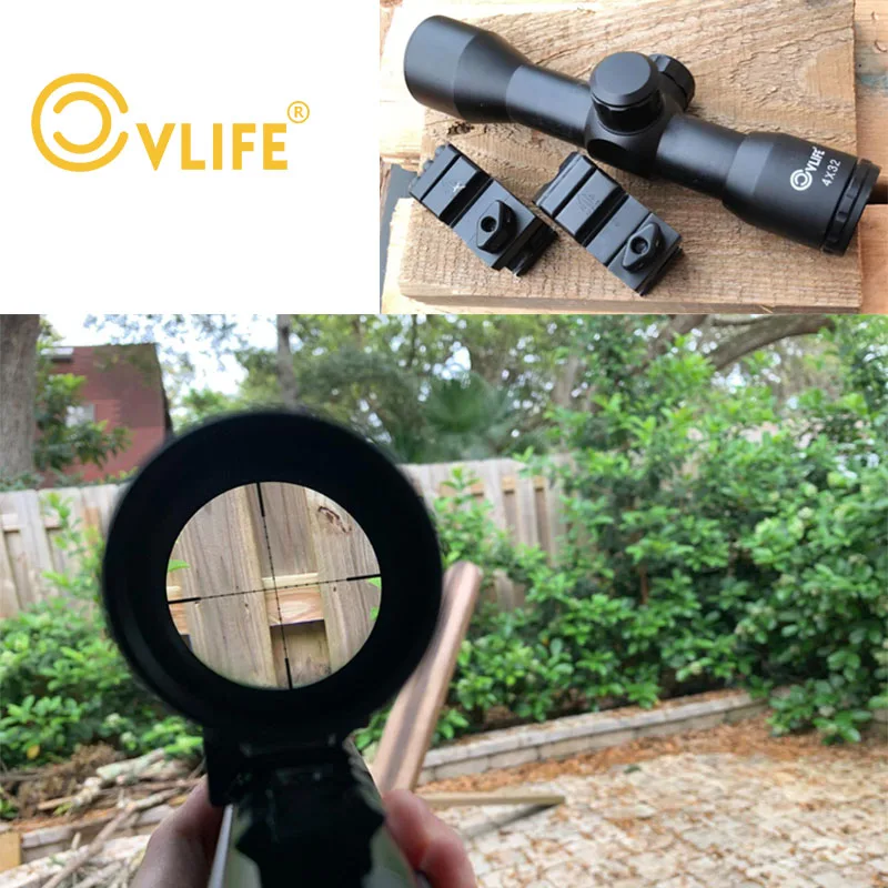 CVLIFE 4x32 Compact Scope 1-Inch Tube Aluminum Alloy Material Fog Shock Waterproof with Mounts for Optics
CVLIFE 4x32 Compact Scope 1-Inch Tube Aluminum Alloy Material Fog Shock Waterproof with Mounts for Optics
