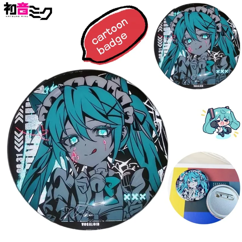 Hatsune Miku Anime Brooch Badge, Cute Cartoon Japanese Ins Style, Creative High Beauty DIY Pendant for Bags Clothes Accessories
Hatsune Miku Anime Brooch Badge, Cute Cartoon Japanese Ins Style, Creative High Beauty DIY Pendant for Bags Clothes Accessories