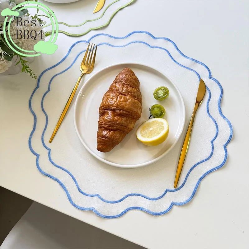 (BBQ4)Embroidered Placemat Flower Shaped Polyester Cotton Napkin Coffee Machine Dust Cover Cloth Korean Fabric Dining Table Mat
(BBQ4)Embroidered Placemat Flower Shaped Polyester Cotton Napkin Coffee Machine Dust Cover Cloth Korean Fabric Dining Table Mat
