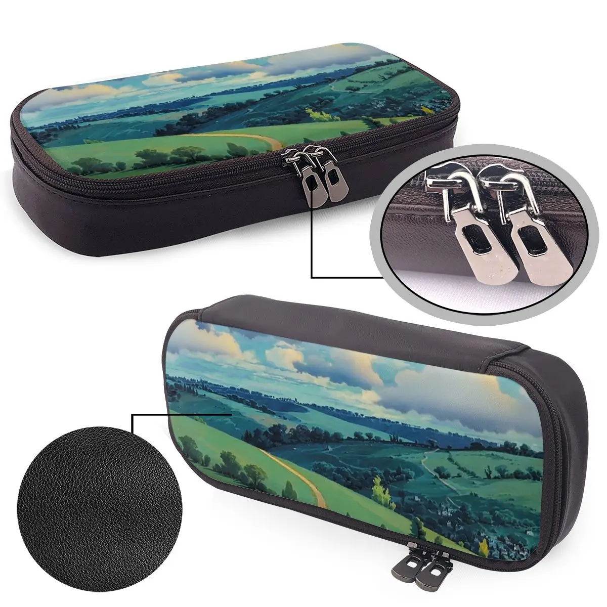 Laputa Castle In The Sky Leather Pencil Case for Boys Girls Gifts Pen Box Pencil Bag Stationery Supplies Pen Holder Bag
Laputa Castle In The Sky Leather Pencil Case for Boys Girls Gifts Pen Box Pencil Bag Stationery Supplies Pen Holder Bag