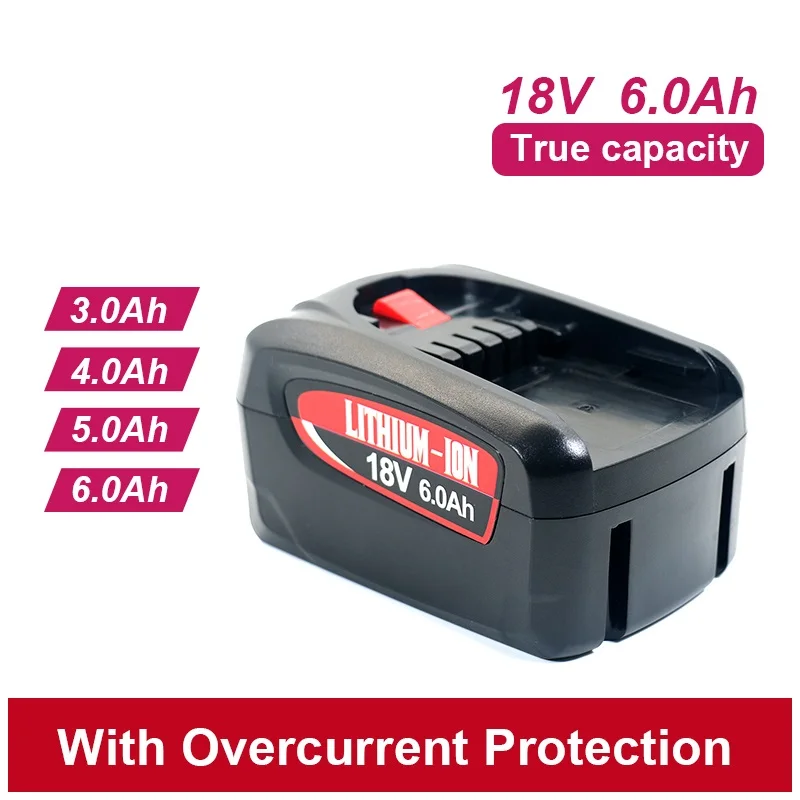 Для Bosch PBA 18V 1.5Ah-6Ah 3000mAh Аккумулятор для инструментов Для Bosch PBA PST PSB PSR 18V Домашние садовые инструменты (только тип C) AL1810CV AL1815CV
Для Bosch PBA 18V 1.5Ah-6Ah 3000mAh Аккумулятор для инструментов Для Bosch PBA PST PSB PSR 18V Домашние садовые инструменты (только тип C) AL1810CV AL1815CV