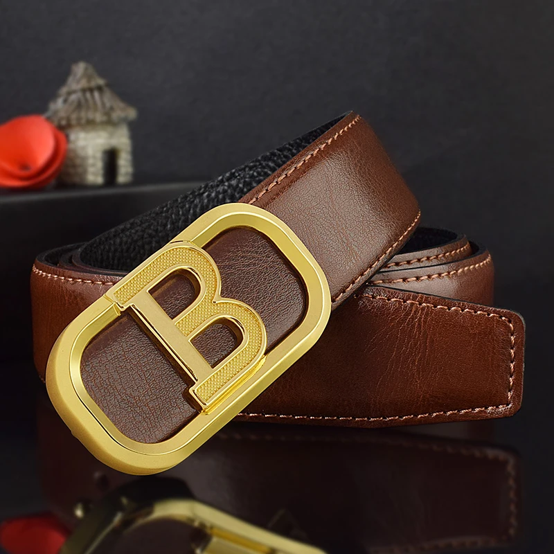 High Quality Brown Fashion B Letter Belt Fashion Brand Smooth Buckle Casual Belt Fancy Vintage Jeans Waist Strap Ceinture Homme
High Quality Brown Fashion B Letter Belt Fashion Brand Smooth Buckle Casual Belt Fancy Vintage Jeans Waist Strap Ceinture Homme