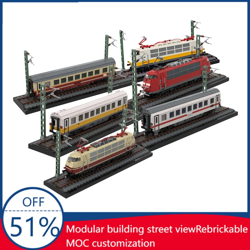 MOC Locomotive Modern Urban Express Passenger car Model Custom Puzzle Bricks DIY Creative Assembly For Children Christmas Gifts
MOC Locomotive Modern Urban Express Passenger car Model Custom Puzzle Bricks DIY Creative Assembly For Children Christmas Gifts