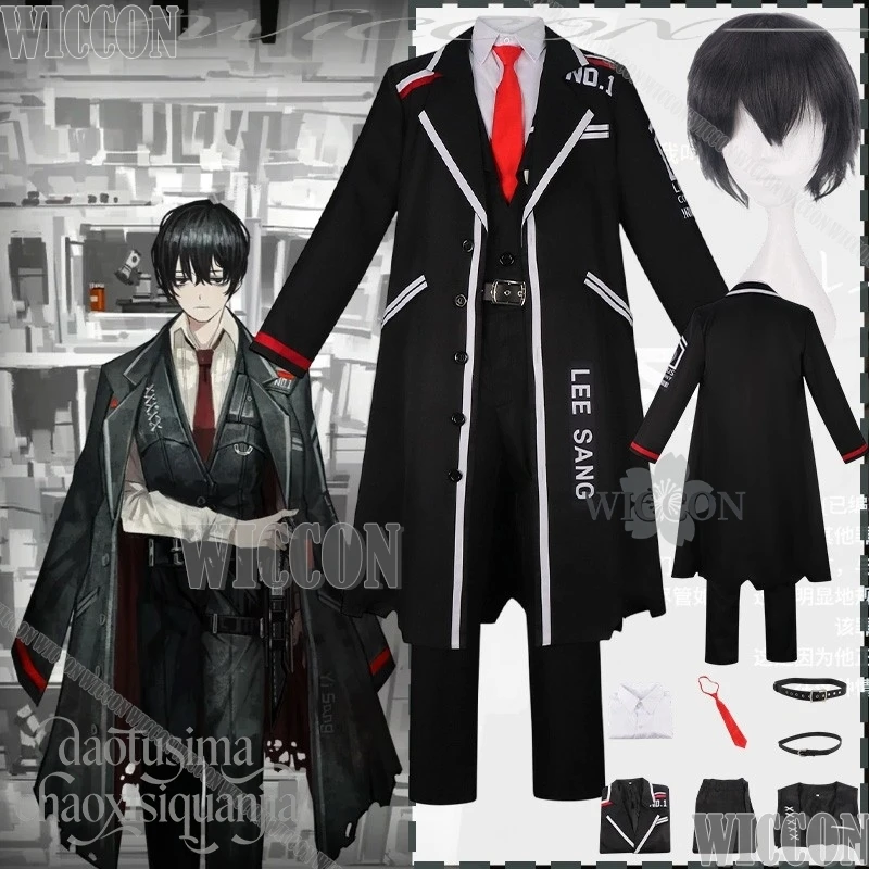 Anime Game Limbus Company Cosplay YiSang Cool Punk Black Long Coat Vest Pant Wig Christmas Halloween 코스프레 Navidad Carnival
Anime Game Limbus Company Cosplay YiSang Cool Punk Black Long Coat Vest Pant Wig Christmas Halloween 코스프레 Navidad Carnival