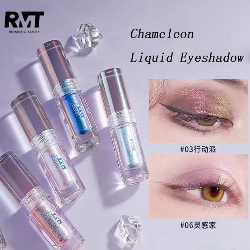RMT Gitter Liquid Eyeshadow Pearlescent Chameleon Sparkling Sequins Quick Drying Shimmer Long-Lasting 1.5g
RMT Gitter Liquid Eyeshadow Pearlescent Chameleon Sparkling Sequins Quick Drying Shimmer Long-Lasting 1.5g