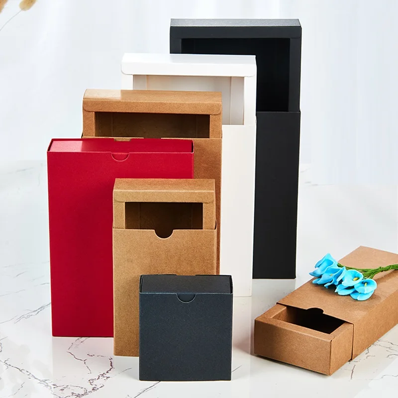 White Drawer Shape Craft Gift Handmade Soap Package Kraft Paper Gift Boxes Black Packaging Cardboard Box
White Drawer Shape Craft Gift Handmade Soap Package Kraft Paper Gift Boxes Black Packaging Cardboard Box