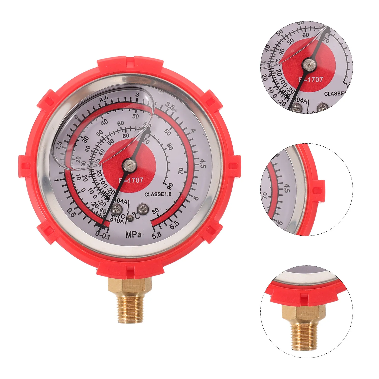 Air Conditioner Refrigerant Pressure Gauge High Precision with Dual Valve Suitable for Hvac Service and Leak Detection Tool
Air Conditioner Refrigerant Pressure Gauge High Precision with Dual Valve Suitable for Hvac Service and Leak Detection Tool
