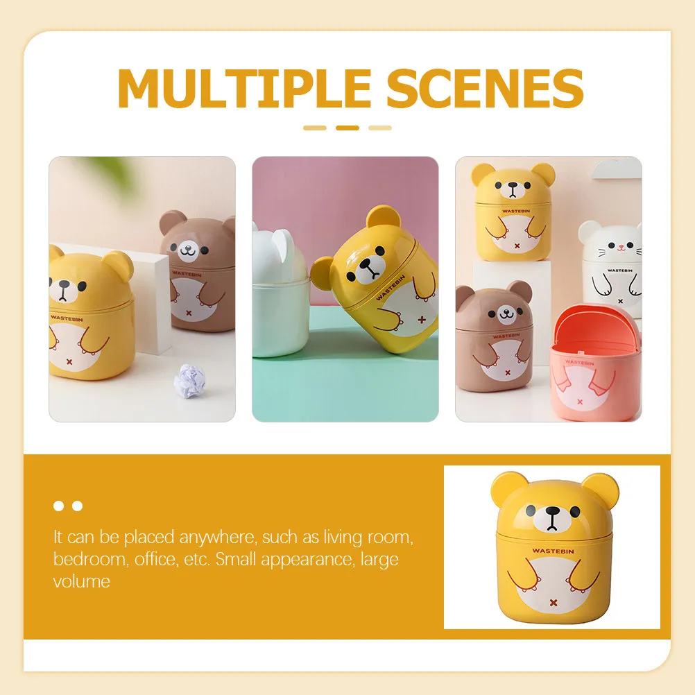 Mini Desk Trash Can with Lid Compact Plastic Desktop Garbage Can for Small Waste Paper Peels Odor Isolation Living Room Office
Mini Desk Trash Can with Lid Compact Plastic Desktop Garbage Can for Small Waste Paper Peels Odor Isolation Living Room Office