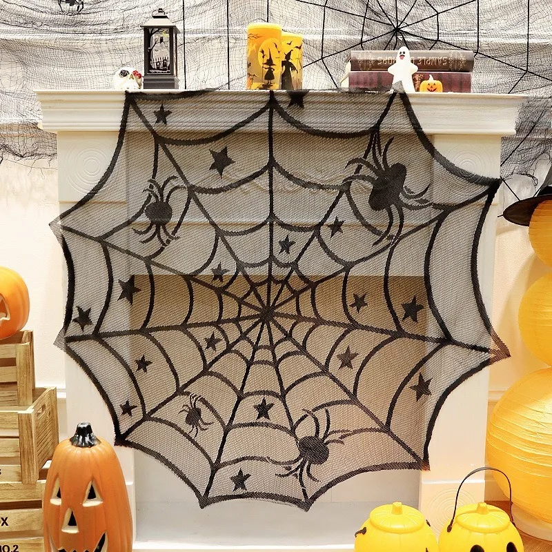 Halloween New decoration theme spider web tablecloth table flag hanging flag indoor background wall decoration photography props
Halloween New decoration theme spider web tablecloth table flag hanging flag indoor background wall decoration photography props