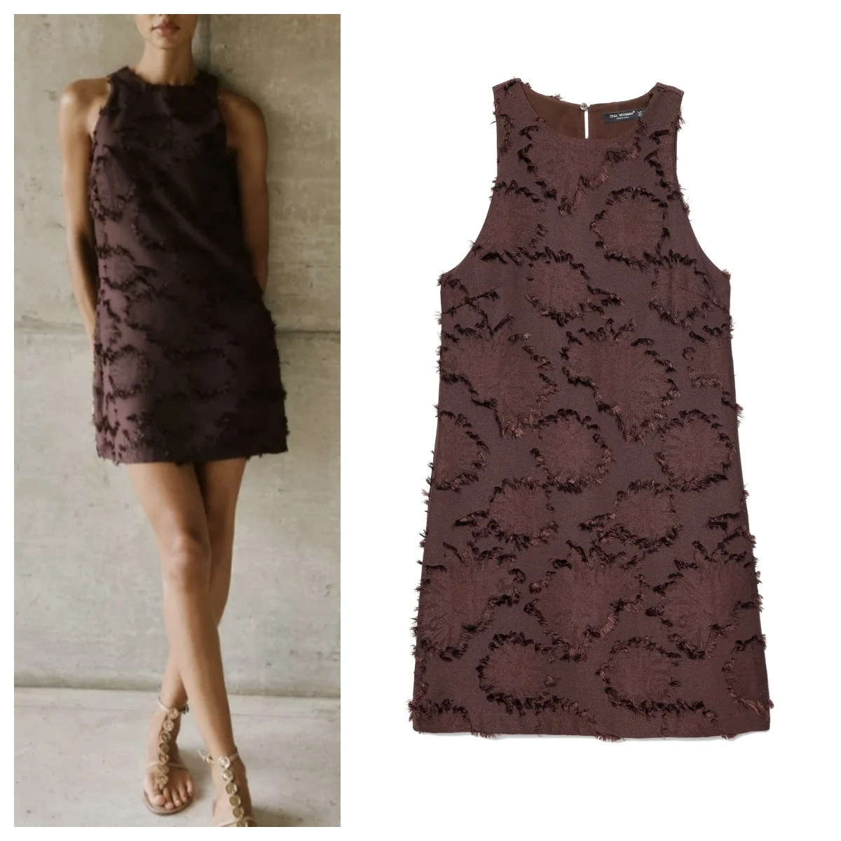 European and American style 2025 summer new textured fabric round neck sleeveless dress
European and American style 2025 summer new textured fabric round neck sleeveless dress