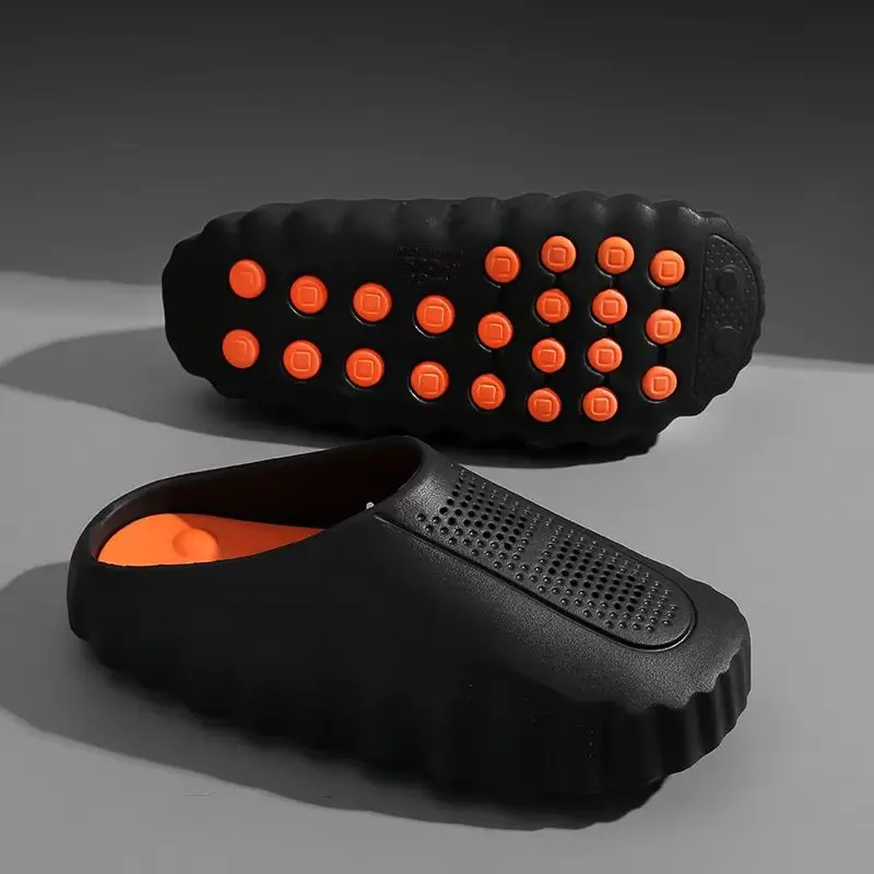 001 Men's Slippers Outdoor Soft Thick Sole Slides Breathable Sandals Non-Slip Bathroom Slippers Lightweight Summer Beach Sandals
001 Men's Slippers Outdoor Soft Thick Sole Slides Breathable Sandals Non-Slip Bathroom Slippers Lightweight Summer Beach Sandals