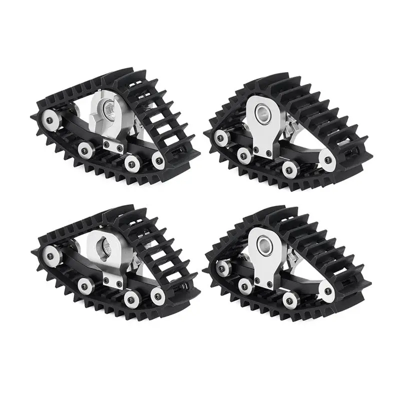 BEDW-4Pcs Snow Tires Sets Carload Tracks Wheel Sandmobile Conversion For 1/18 RC Crawler Car TRX-4M Accessory Parts
BEDW-4Pcs Snow Tires Sets Carload Tracks Wheel Sandmobile Conversion For 1/18 RC Crawler Car TRX-4M Accessory Parts