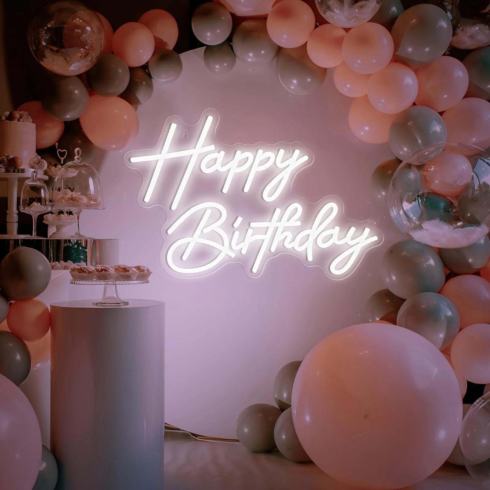 “Happy Birthday” Neon Wall Decoration For Birthday Party Room Living Room Bedroom Private Space Hotel Party Party Supplies 17in
“Happy Birthday” Neon Wall Decoration For Birthday Party Room Living Room Bedroom Private Space Hotel Party Party Supplies 17in