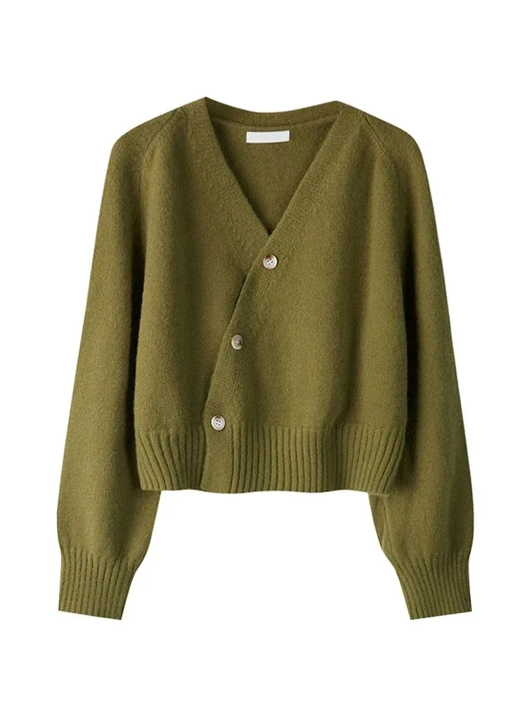 V-Neck Knitted Cardigan Sweater Women Autumn Winter 2024 New Fashion Stretch Buttons Up Long Sleeved Chic Cropped Sweaters Tops
V-Neck Knitted Cardigan Sweater Women Autumn Winter 2024 New Fashion Stretch Buttons Up Long Sleeved Chic Cropped Sweaters Tops