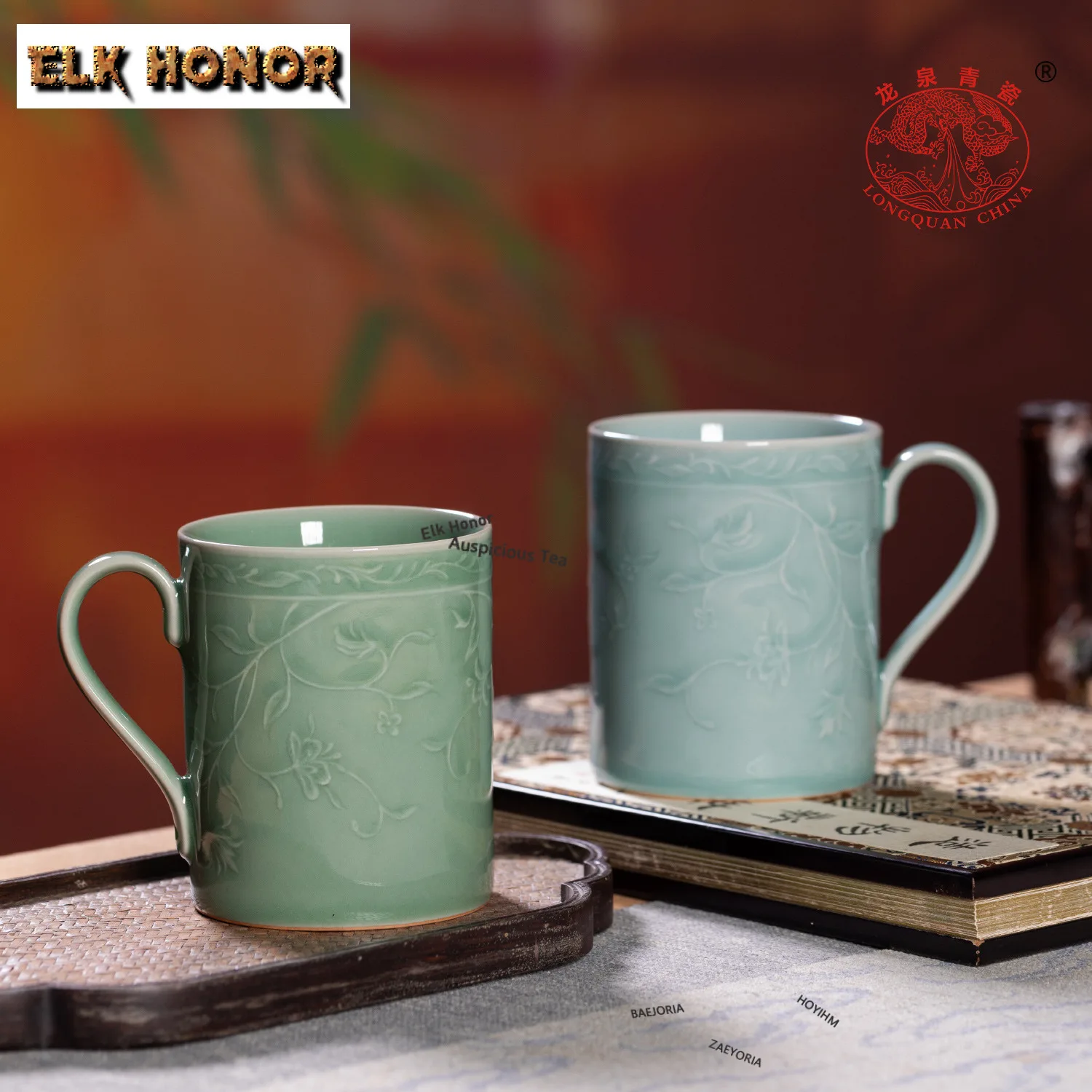 332ml Handmade Longquan Celadon Entangled Floral Branch Coffee Mug Cappuccino Latte Cup Afternoon Tea Mug Office Water Cup Cafes
332ml Handmade Longquan Celadon Entangled Floral Branch Coffee Mug Cappuccino Latte Cup Afternoon Tea Mug Office Water Cup Cafes