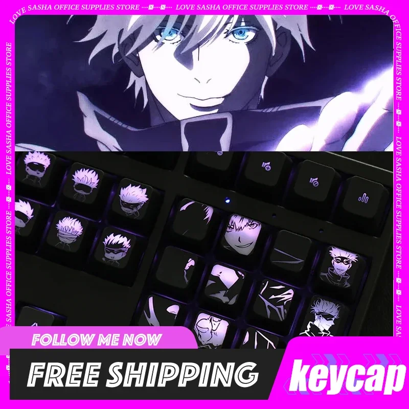 Jujutsu Kaisen 104 Keys/set For Mechanical Keyboard Metal Sws Keycaps Rgb Light Effect Diy Anime Gaming Custom Compatible Oem
Jujutsu Kaisen 104 Keys/set For Mechanical Keyboard Metal Sws Keycaps Rgb Light Effect Diy Anime Gaming Custom Compatible Oem