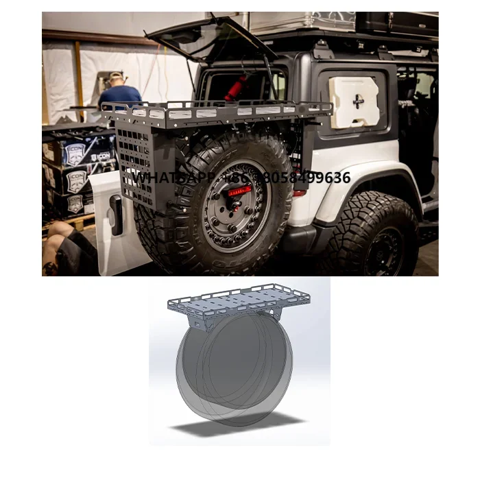 Spedking Offroad 4x4 Auto Accessories Steel Rear Spare Tire Utility Basket General for Jeep WRANGLER JL JK
Spedking Offroad 4x4 Auto Accessories Steel Rear Spare Tire Utility Basket General for Jeep WRANGLER JL JK