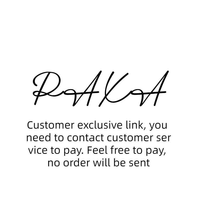 Customer exclusive link, you need to contact customer service to pay. Feel free to pay, no order will be sent
Customer exclusive link, you need to contact customer service to pay. Feel free to pay, no order will be sent