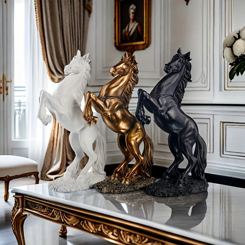 Elegant Resin Horse Statue - 12Inchx5.51Inchx3.14Inch - Home、Office、Perfect Choice for Cafe and Bar Decoration | Classic Black a
Elegant Resin Horse Statue - 12Inchx5.51Inchx3.14Inch - Home、Office、Perfect Choice for Cafe and Bar Decoration | Classic Black a