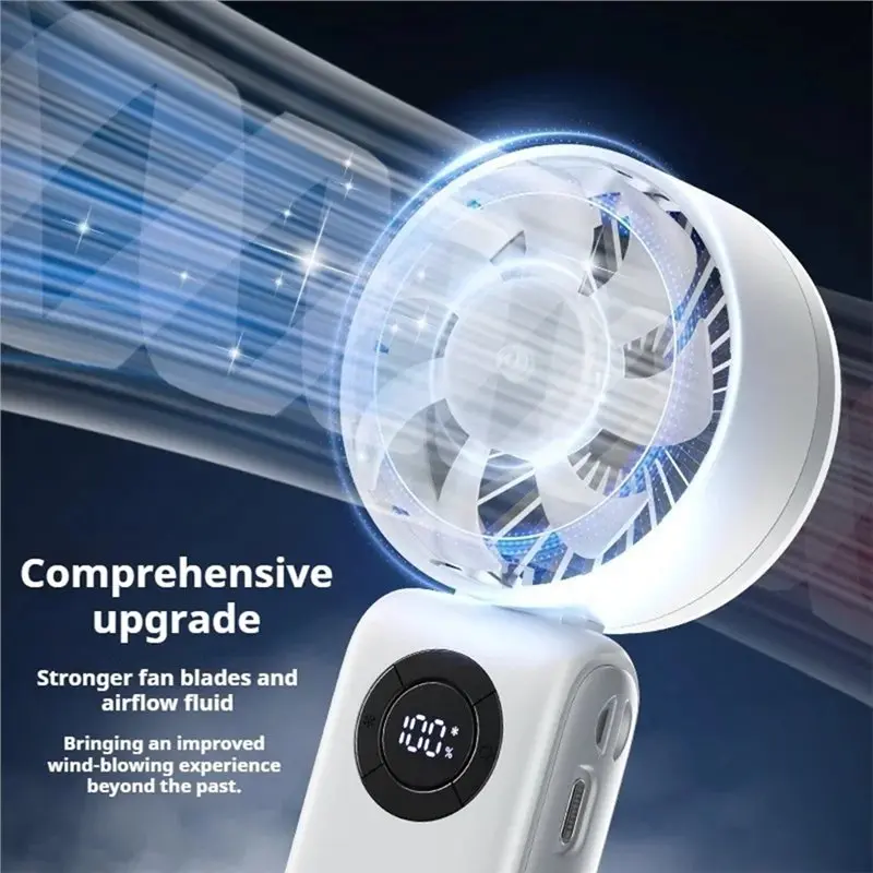【BRAND NEW】Foldable Handheld Cooling Fan With Semiconductor Technology, 5-Speed Setting, Turbo Wind, Rechargeable For Outdoor Ne
【BRAND NEW】Foldable Handheld Cooling Fan With Semiconductor Technology, 5-Speed Setting, Turbo Wind, Rechargeable For Outdoor Ne
