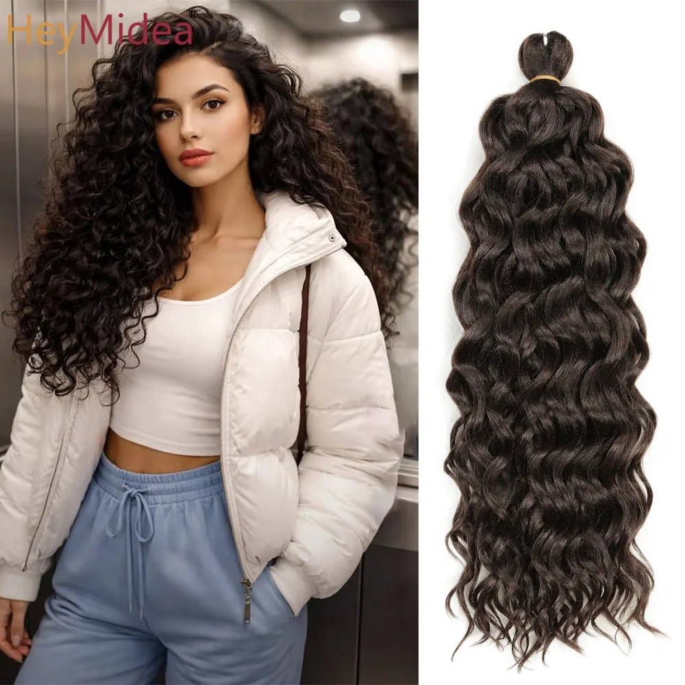 Синтетические волосы для плетения косичек «Океанская волна» 18-24 дюйма, гавайские афро-локоны, глубокие волны, волосы для наращивания, косички «Водная волна»
Синтетические волосы для плетения косичек «Океанская волна» 18-24 дюйма, гавайские афро-локоны, глубокие волны, волосы для наращивания, косички «Водная волна»