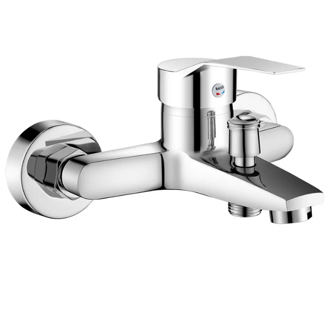 Hot and cold mixing valve, silver light zinc alloy bathroom mixer faucet, can be custom designed
Hot and cold mixing valve, silver light zinc alloy bathroom mixer faucet, can be custom designed