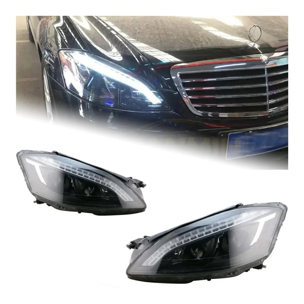 For Benz W221 Headlights 2006-2009 S300 S400 Headlight LED DRL Signal Lamp Hid Bi Xenon Auto Accessories Car Styling Head Lamp 
For Benz W221 Headlights 2006-2009 S300 S400 Headlight LED DRL Signal Lamp Hid Bi Xenon Auto Accessories Car Styling Head Lamp