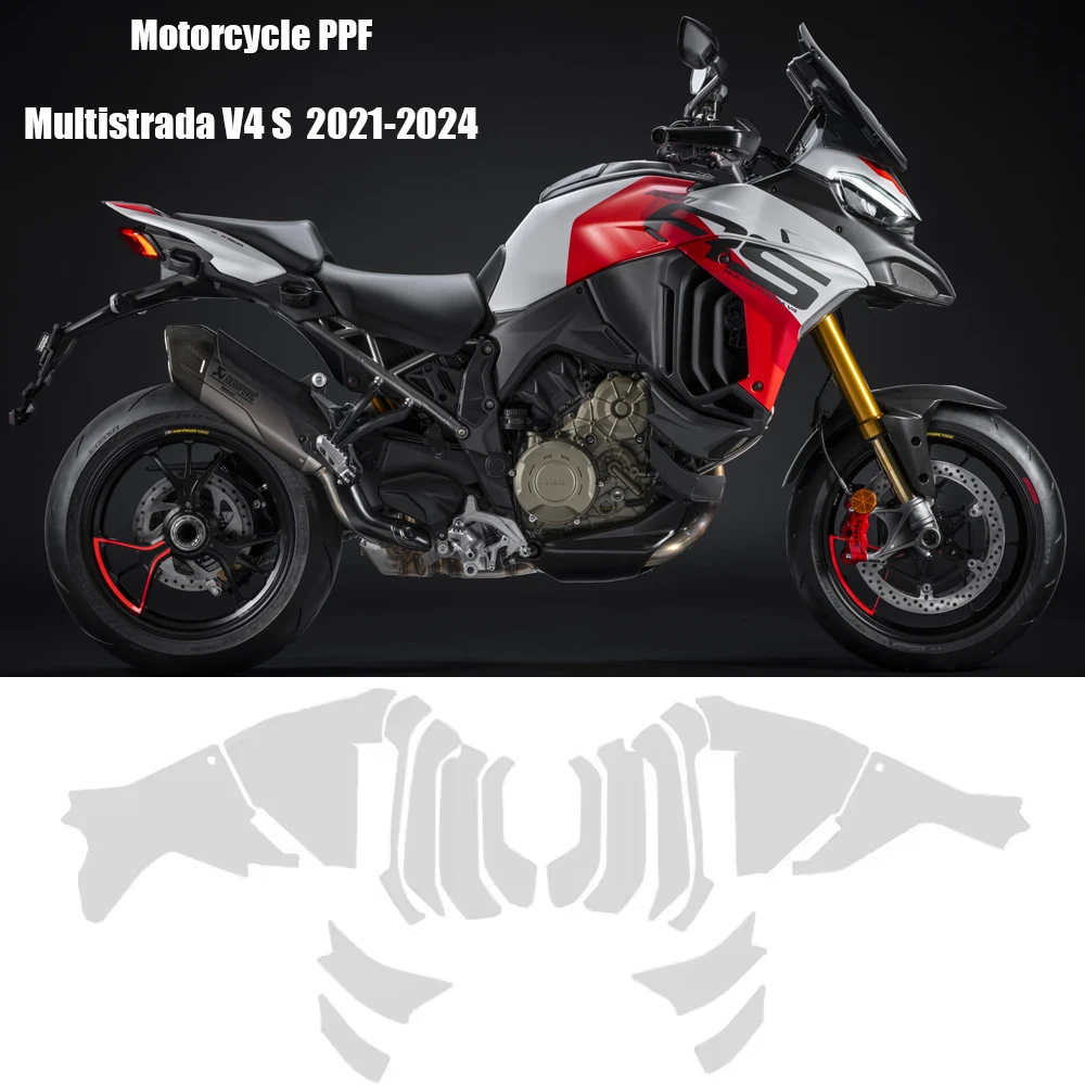 For Ducati MULTISTRADA V4 PPF Multistrada V4 S Anti-scratch Fairing Protective 21-24 TPU Motorcycle PPF Paint Protection Film
For Ducati MULTISTRADA V4 PPF Multistrada V4 S Anti-scratch Fairing Protective 21-24 TPU Motorcycle PPF Paint Protection Film