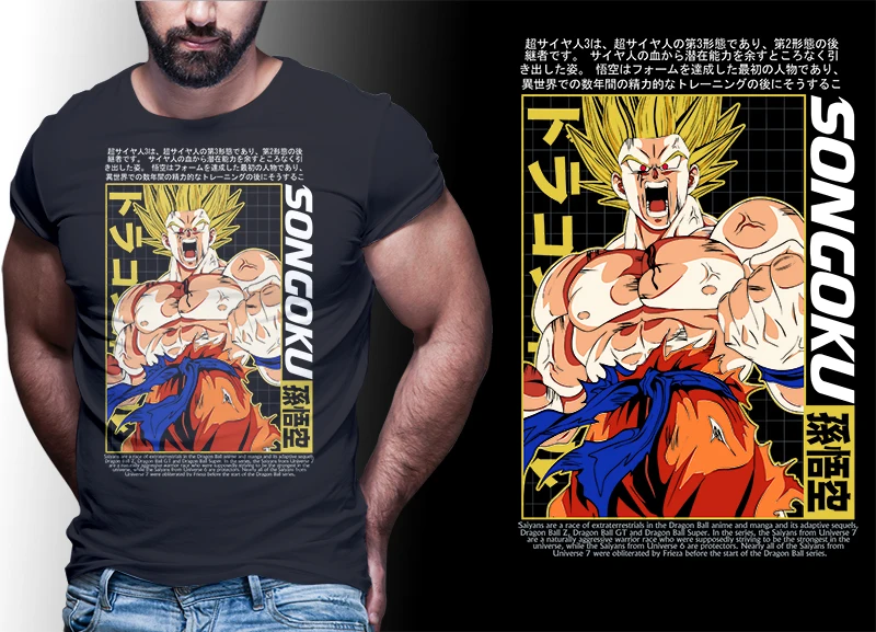 2026 Summer Dragon Ball Wukong Super Sairen 3 Form Classic Roar Retro Cotton Print Oversized T-shirt Adult Children's Casual Top
2026 Summer Dragon Ball Wukong Super Sairen 3 Form Classic Roar Retro Cotton Print Oversized T-shirt Adult Children's Casual Top