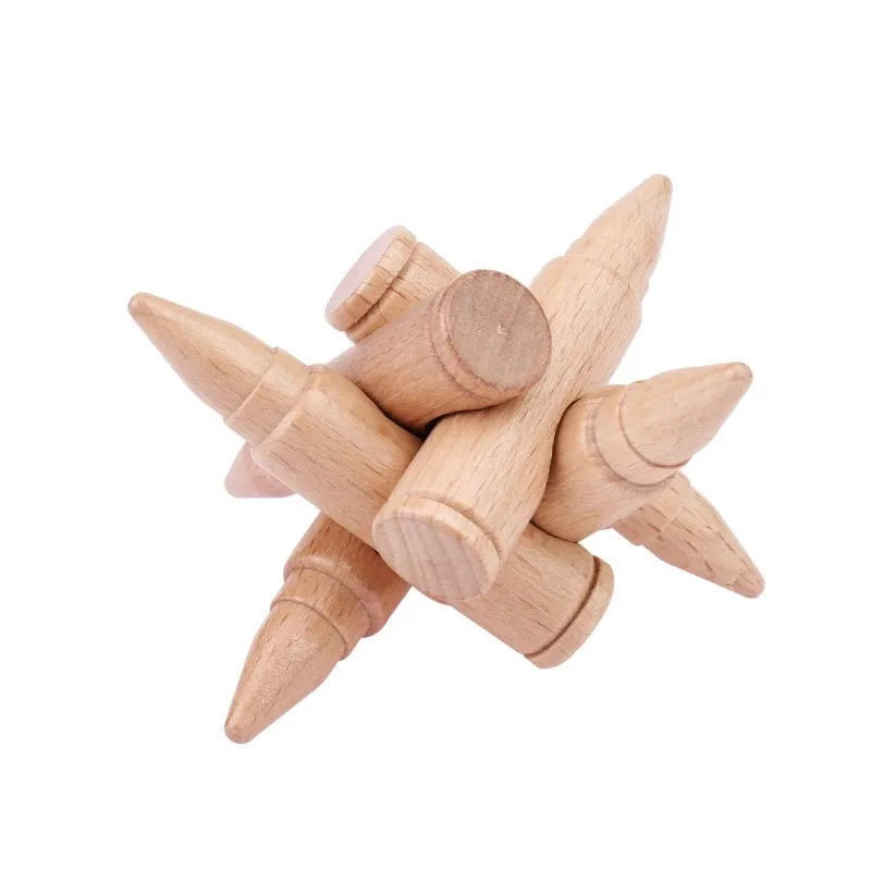 Classic Wooden Burr Cross Brain Teasers Puzzle
Classic Wooden Burr Cross Brain Teasers Puzzle