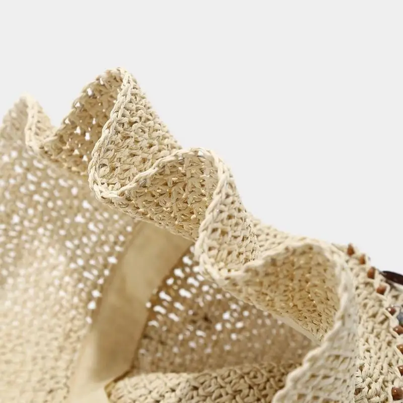 P9FE Beautiful Crochet Beach Hat For Ladies Easy To Fold Handcrafts Paper Straw Hat
P9FE Beautiful Crochet Beach Hat For Ladies Easy To Fold Handcrafts Paper Straw Hat