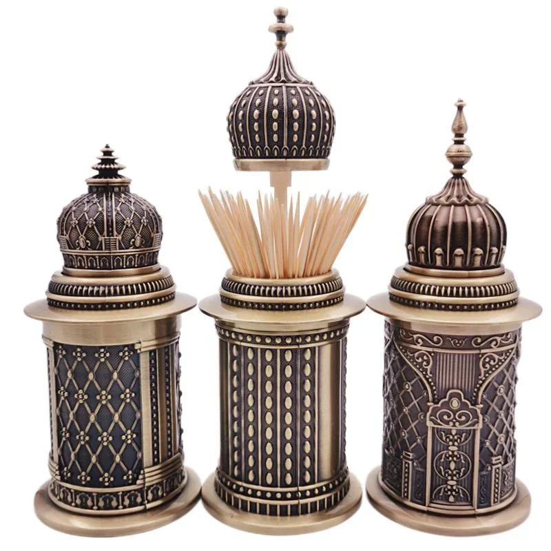 Home European-style Retro Style Living Room Hand-pressed Metal Creative Toothpick Holder Push-type Automatic Box
Home European-style Retro Style Living Room Hand-pressed Metal Creative Toothpick Holder Push-type Automatic Box