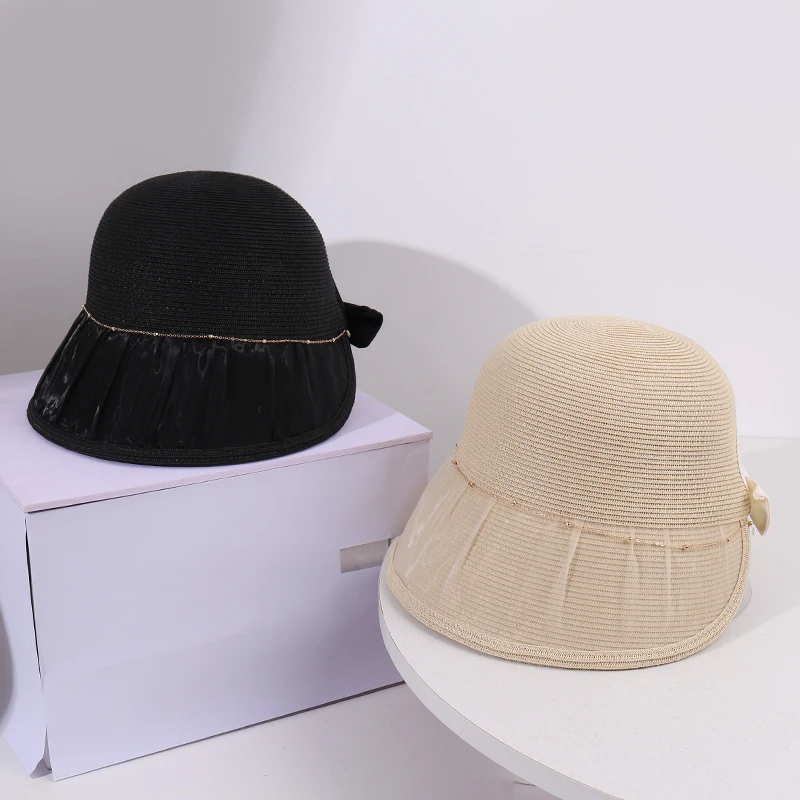 Butterfly-Knot Breathable Casual Versatile Fashionable Outdoor Sun Protection UV-Protective Hat Elegant Shade Cap
Butterfly-Knot Breathable Casual Versatile Fashionable Outdoor Sun Protection UV-Protective Hat Elegant Shade Cap