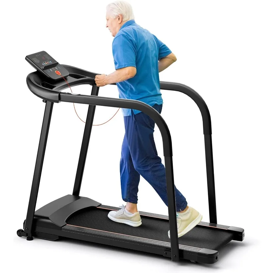 Беговая дорожка для пожилых людей 2.5HP с LED-дисплеем, для восстановления и фитнеса, с предустановленными программами, датчиком пульса и подстаканником
Беговая дорожка для пожилых людей 2.5HP с LED-дисплеем, для восстановления и фитнеса, с предустановленными программами, датчиком пульса и подстаканником