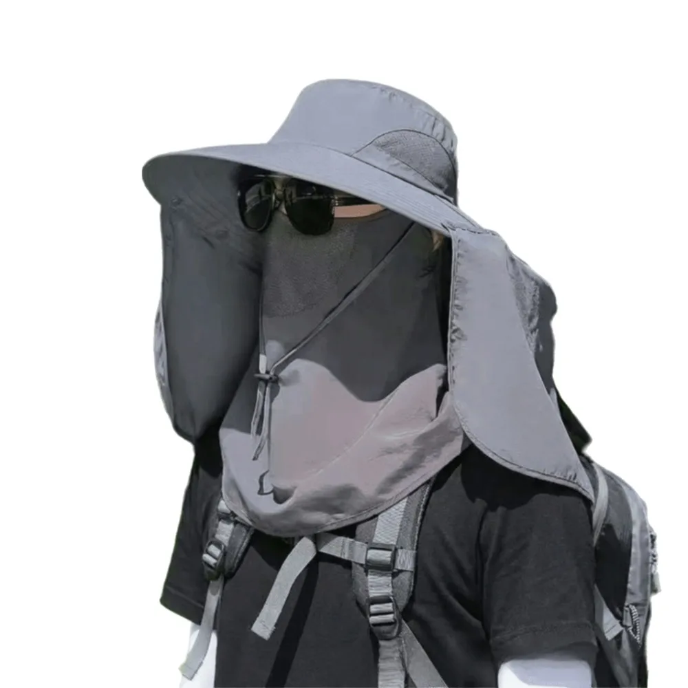 UV Protection Sun Protection Hat Breathable Quick Drying Summer Sunscreen Cap Removable Flap Hollow Mesh Wide Brim Bucket Hat
UV Protection Sun Protection Hat Breathable Quick Drying Summer Sunscreen Cap Removable Flap Hollow Mesh Wide Brim Bucket Hat