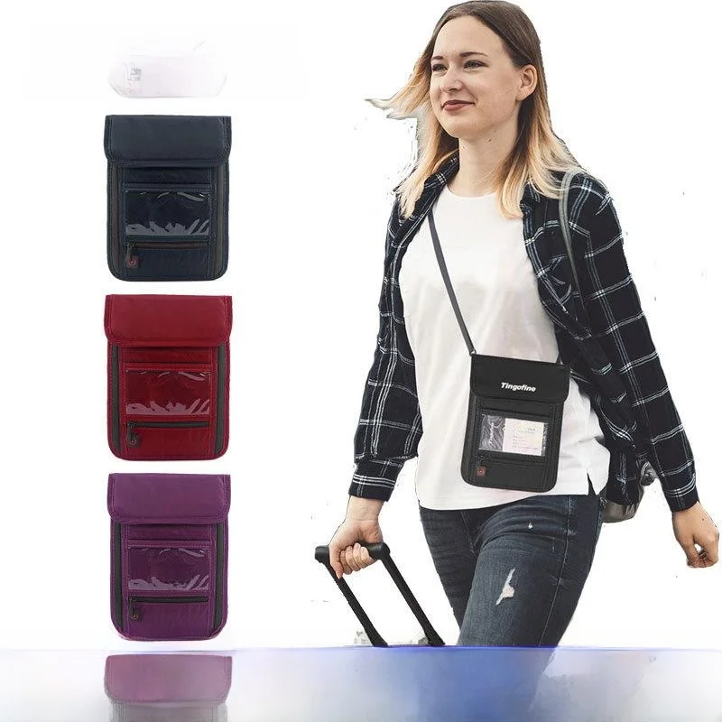 Mestercock RFID Blocking Neck Strap Passport Holder Travel Document Bag Waterproof Multi-Functional Single Shoulder Bag
Mestercock RFID Blocking Neck Strap Passport Holder Travel Document Bag Waterproof Multi-Functional Single Shoulder Bag