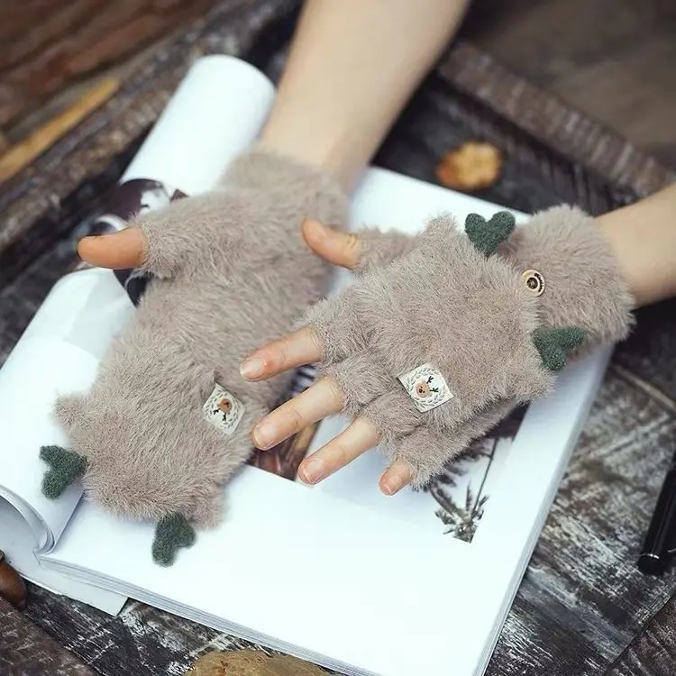 cute riding sports cold resistant plush gloves open finger gloves rabbit ear deer horn shaped flip gloves winter outdoor cycling
cute riding sports cold resistant plush gloves open finger gloves rabbit ear deer horn shaped flip gloves winter outdoor cycling