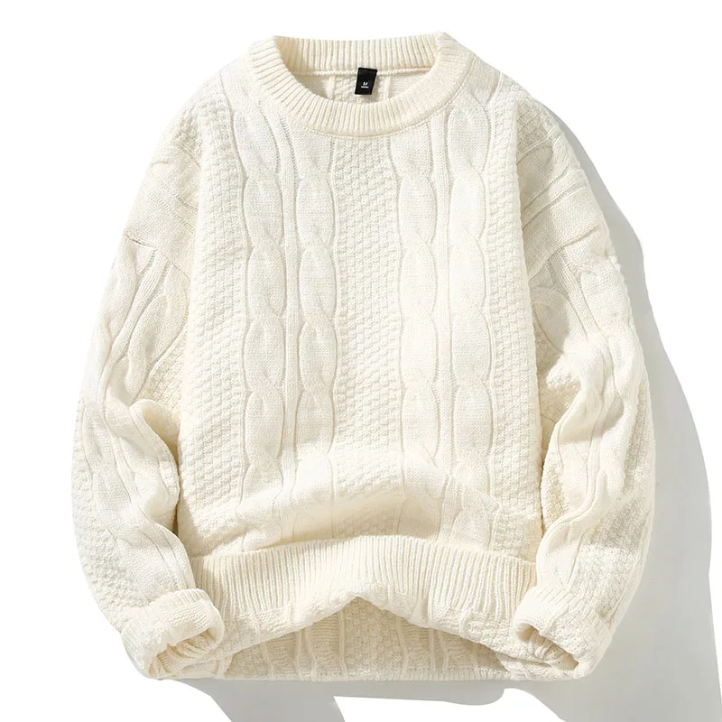 Autumn Winter New Vintage Twist Sweater Men High End Mens Pullover Sweaters Thick Warm Male Knitted Jumper
Autumn Winter New Vintage Twist Sweater Men High End Mens Pullover Sweaters Thick Warm Male Knitted Jumper