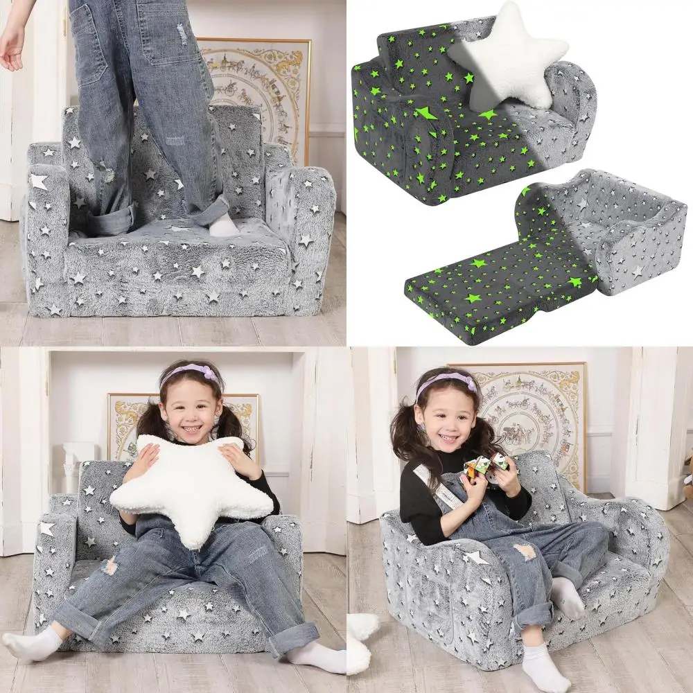 Диван-трансформер для малышей, кресло-шезлонг с подушкой, средний размер, дизайн «Звездное сияние»
Диван-трансформер для малышей, кресло-шезлонг с подушкой, средний размер, дизайн «Звездное сияние»