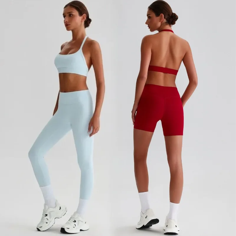 Seamless Women's Solid Color Yoga Set Breathable Sports Bra & High-Waist Leggings 2-Piece Workout Suit for Running Fitness
Seamless Women's Solid Color Yoga Set Breathable Sports Bra & High-Waist Leggings 2-Piece Workout Suit for Running Fitness
