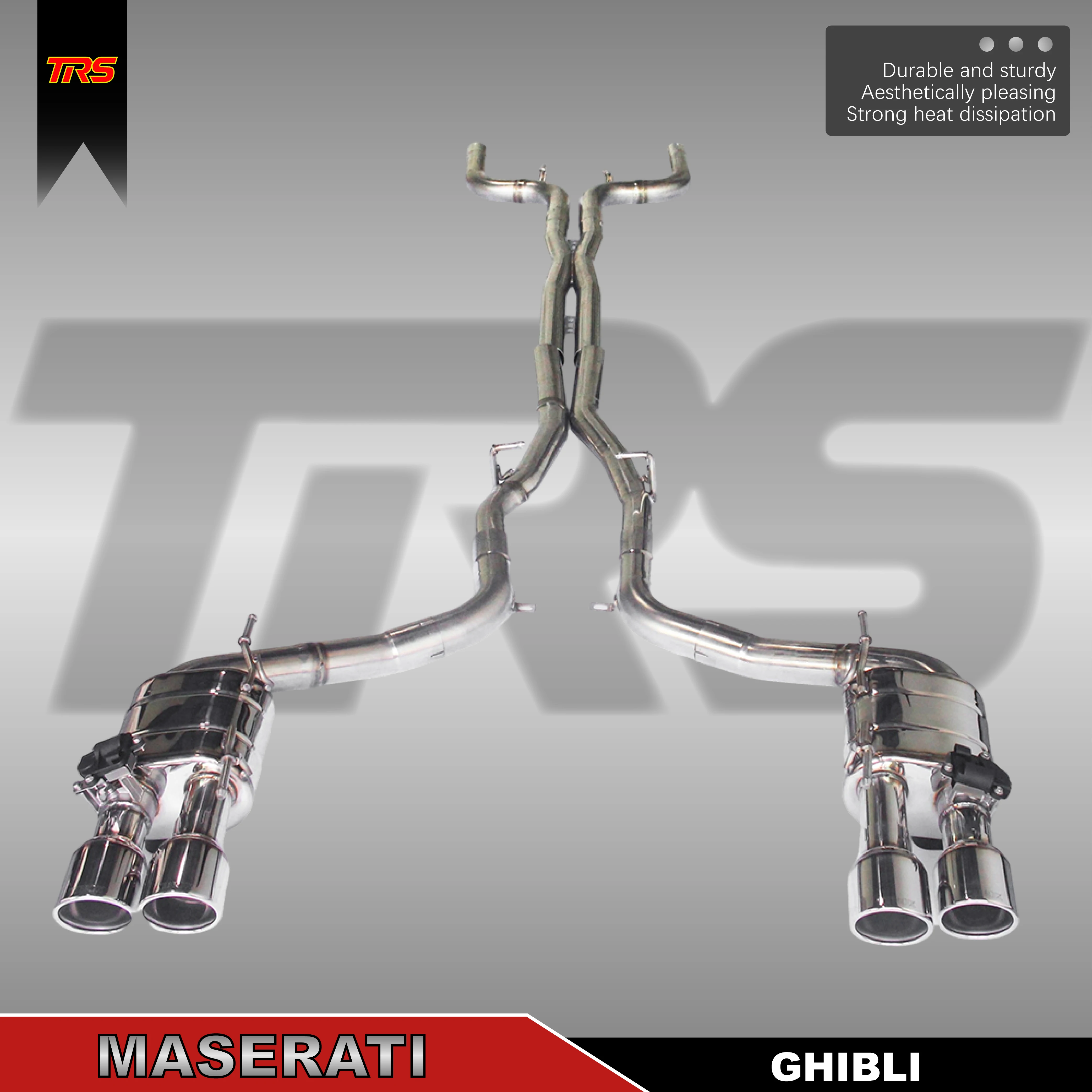 High-Performance Exhaust System for Ghibli - Boost Power & Aggressive Sound
High-Performance Exhaust System for Ghibli - Boost Power & Aggressive Sound
