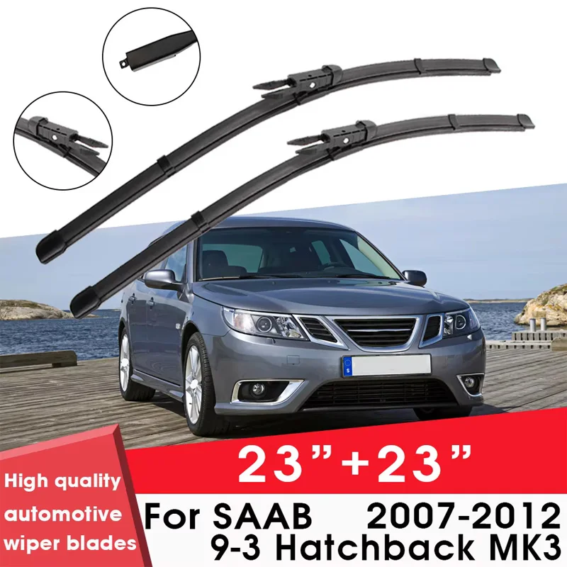 Car Wiper Blade Blades For SAAB 9-3 Hatchback MK3 2007-2012 23"+ 23" Windshield Windscreen Clean Naturl Rubber Cars Wipers
Car Wiper Blade Blades For SAAB 9-3 Hatchback MK3 2007-2012 23"+ 23" Windshield Windscreen Clean Naturl Rubber Cars Wipers