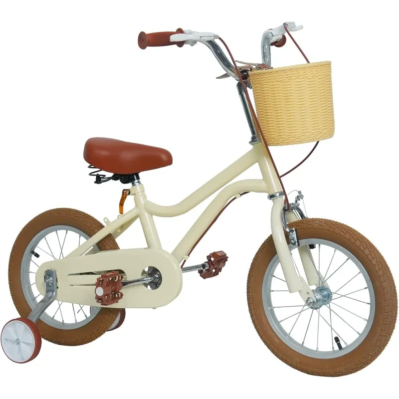 16 inch Girls Bike for 5-14 Girls Boys Retro Design Kids' Bicycles Basket Girls Bicycle (Yellow, 16 inch with Training Wheels)
16 inch Girls Bike for 5-14 Girls Boys Retro Design Kids' Bicycles Basket Girls Bicycle (Yellow, 16 inch with Training Wheels)