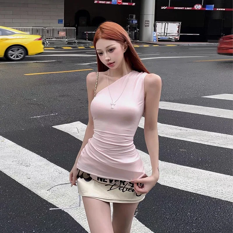 High Waist f Body Skirt Single oulder Svel Slim Fit Pure Color Summer New Women's Faion Top Bot Ensemble
High Waist f Body Skirt Single oulder Svel Slim Fit Pure Color Summer New Women's Faion Top Bot Ensemble