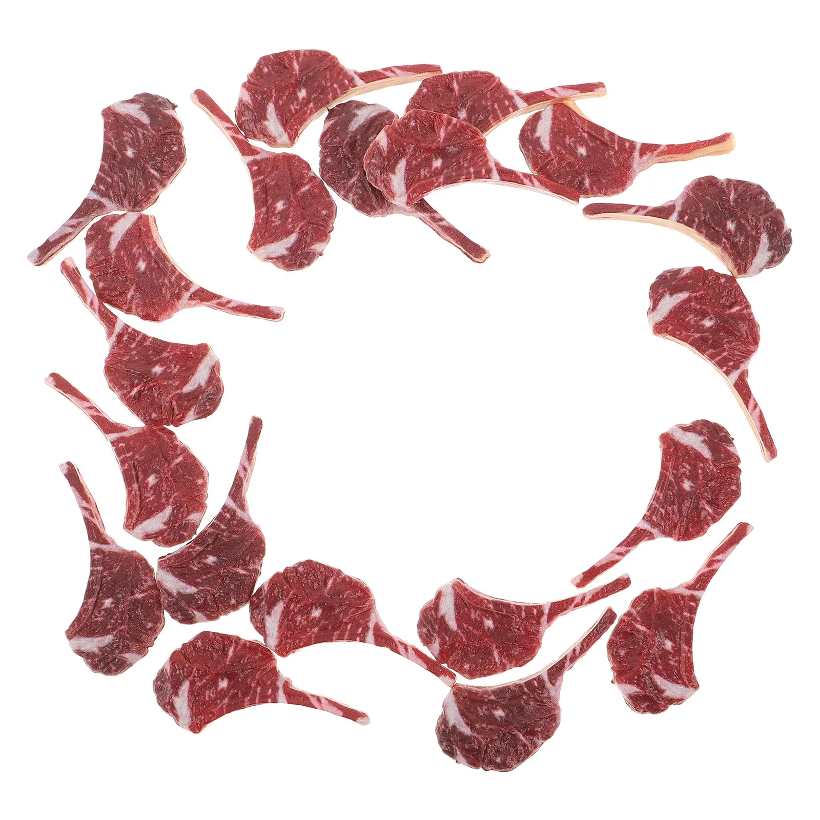 20Pcs Mini Artificial Fake Steak Simulation Beef Set for Dollhouse Kitchen Decoration Creative Pretend Play Display
20Pcs Mini Artificial Fake Steak Simulation Beef Set for Dollhouse Kitchen Decoration Creative Pretend Play Display