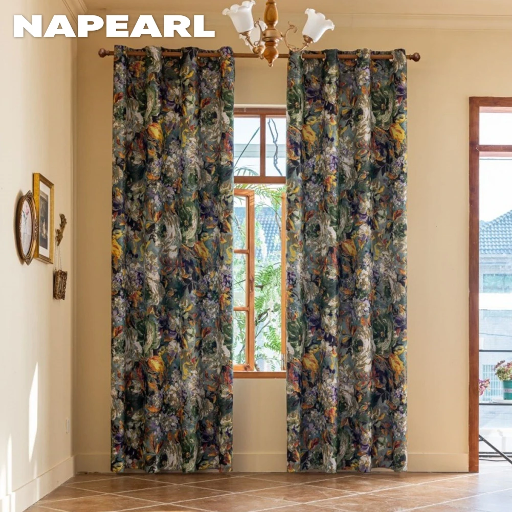 NAPEARL Art Print Flower Blackout Thick Curtain for Living Room Bedroom Balcony Home Decor Window Panel Blinds 1P
NAPEARL Art Print Flower Blackout Thick Curtain for Living Room Bedroom Balcony Home Decor Window Panel Blinds 1P