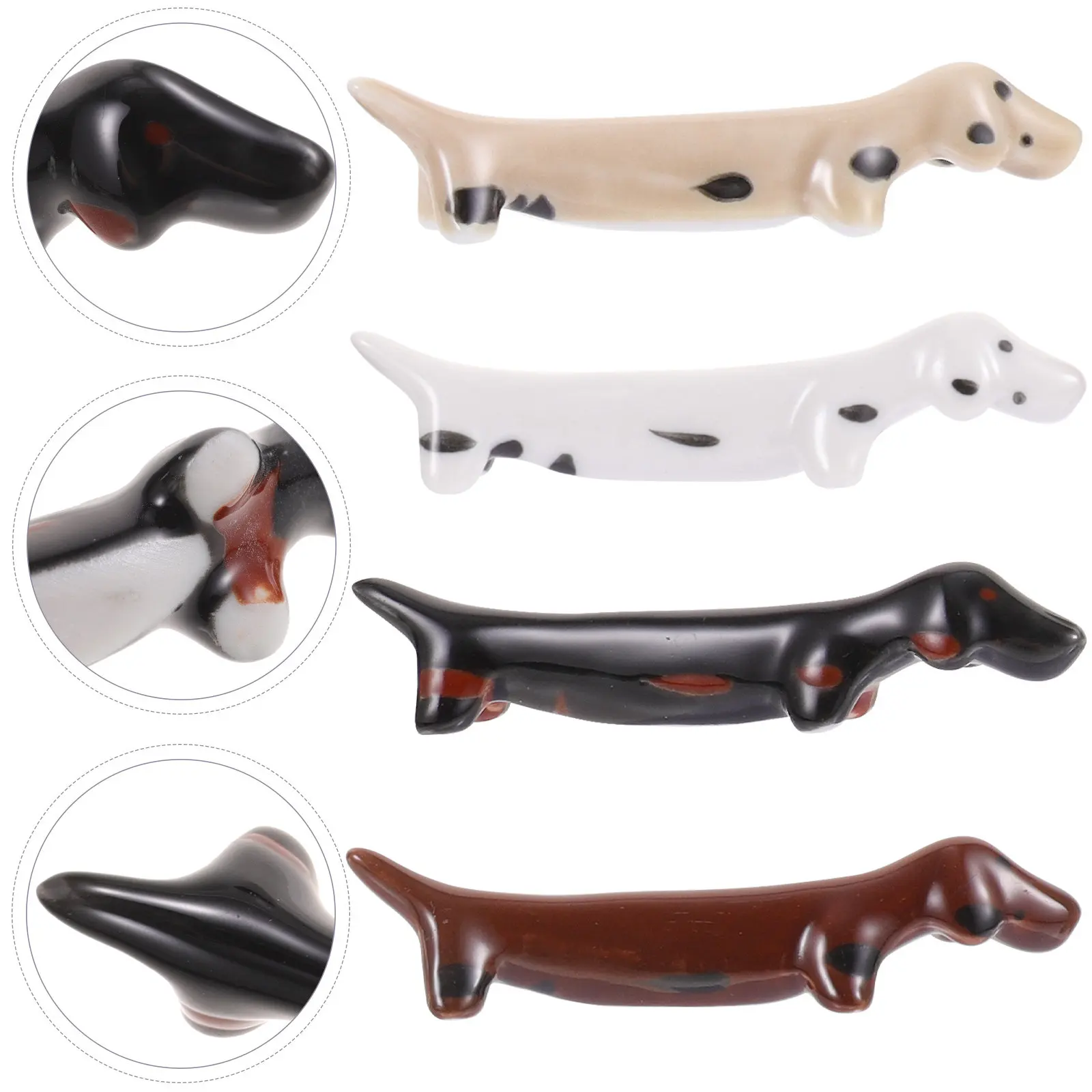 Набор из 4 керамических подставок для палочек для еды в форме собаки, декор для стола, органайзеры для кухни, многоразовые, можно мыть в посудомоечной машине, удобство для приема пищи
Набор из 4 керамических подставок для палочек для еды в форме собаки, декор для стола, органайзеры для кухни, многоразовые, можно мыть в посудомоечной машине, удобство для приема пищи