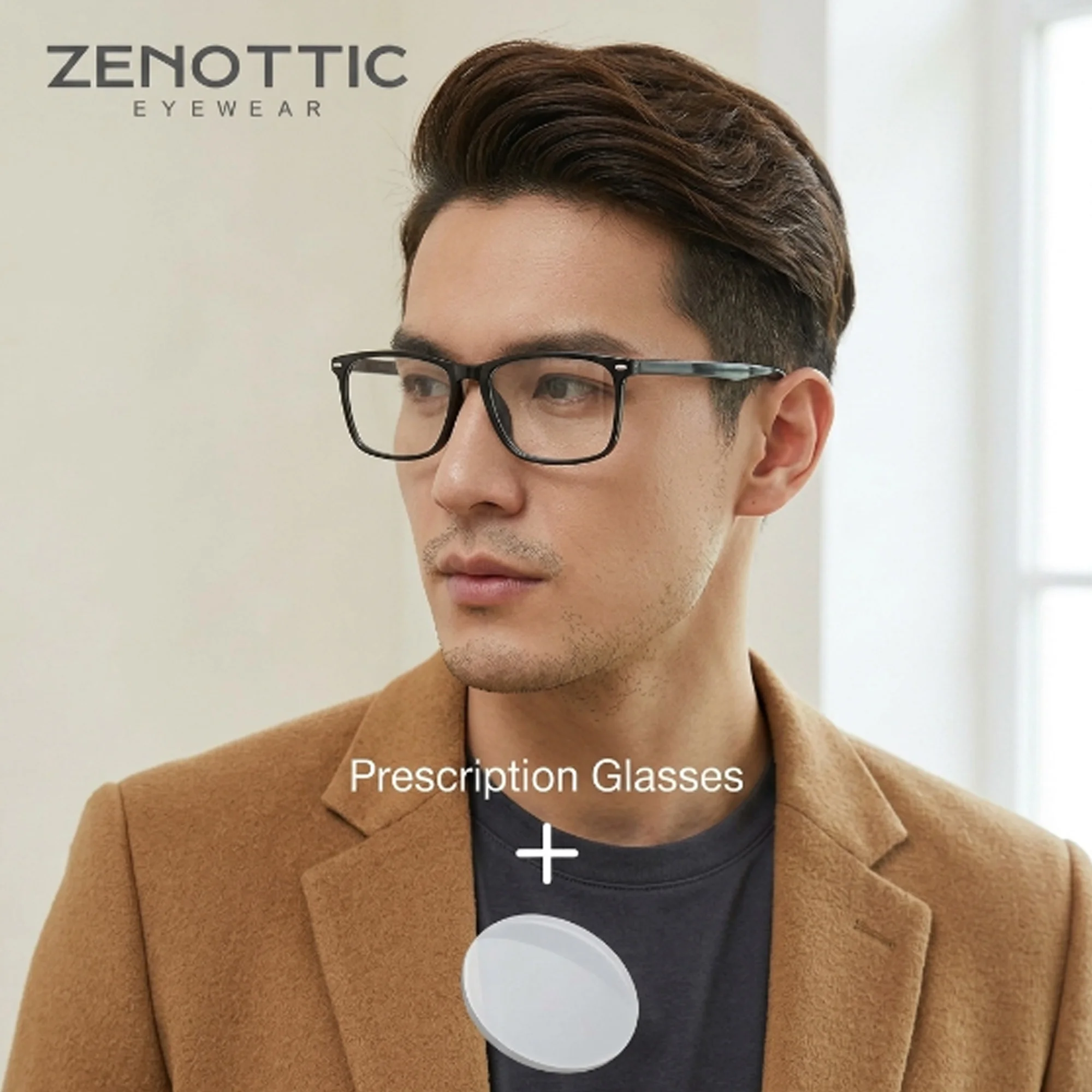 ZENOTTIC Men XL Size Rectangle Acetate Prescription Glasses Clip On Design Anti Blue Light Work Study Reading Eyewear
ZENOTTIC Men XL Size Rectangle Acetate Prescription Glasses Clip On Design Anti Blue Light Work Study Reading Eyewear
