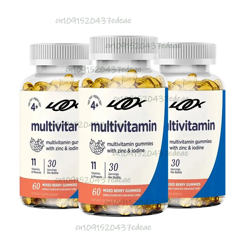 60 pieces of children's multivitamin mineral gummies (mixed fruit flavored gummies) - gluten free, non GMO, vegetarian friendly
60 pieces of children's multivitamin mineral gummies (mixed fruit flavored gummies) - gluten free, non GMO, vegetarian friendly