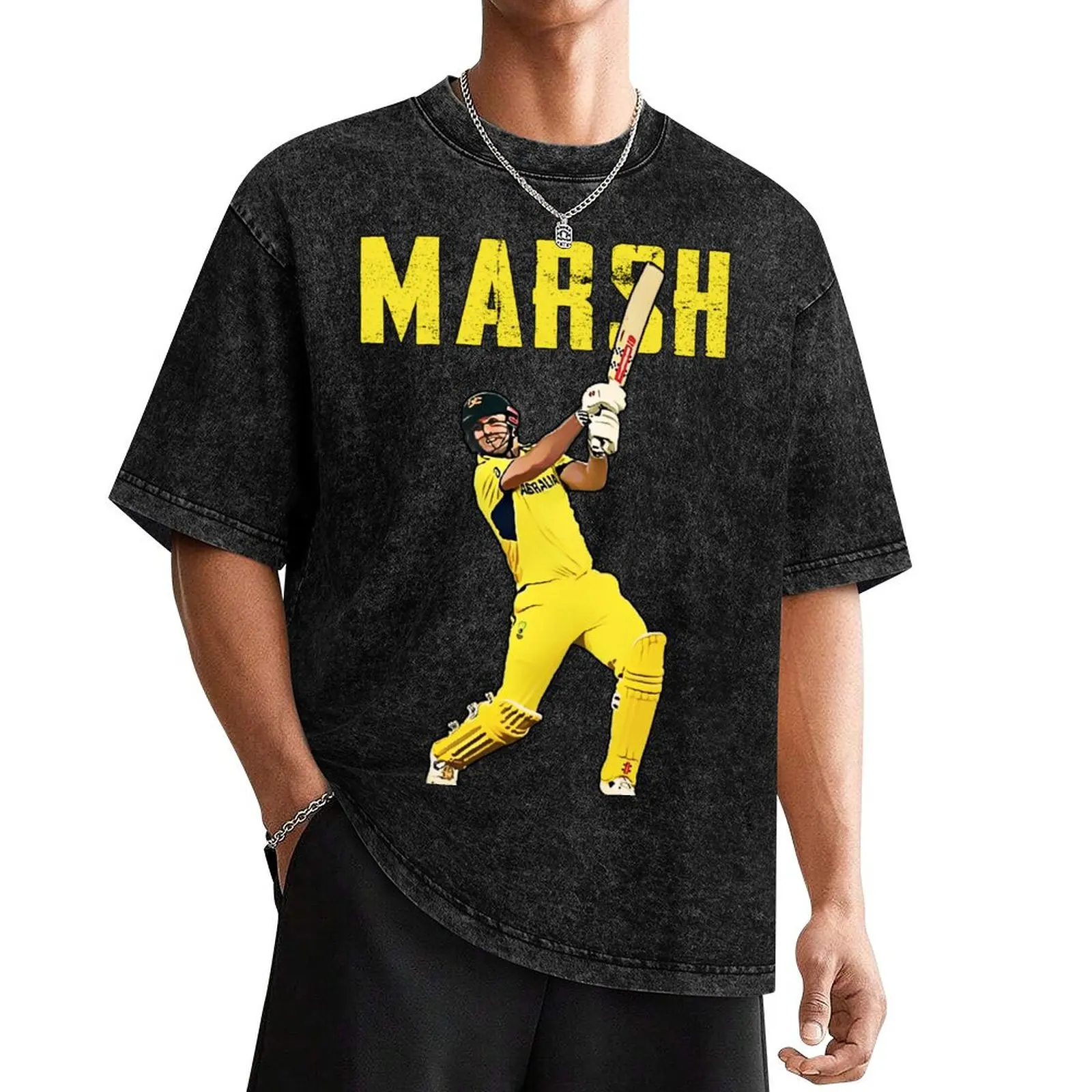Mitchell Marsh - Batsman - Australia Cricket Player T20 World Cup Batsman Australia Player T20 World Cup T-Shirt
Mitchell Marsh - Batsman - Australia Cricket Player T20 World Cup Batsman Australia Player T20 World Cup T-Shirt